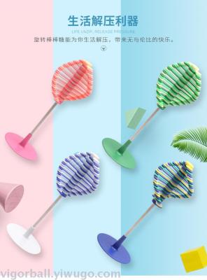 Self - produced and self - selling rotating lollipop series creative office set up a decompression toys ro-lollipop