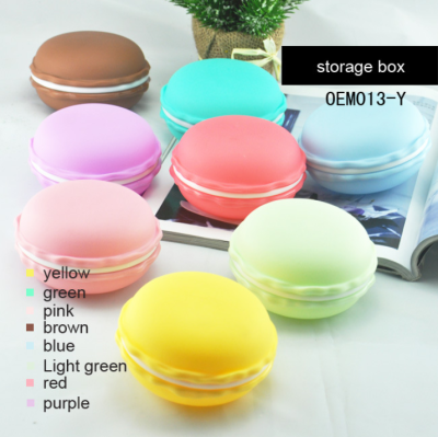 Large macaron carry-on accessories collection box small items ring small box jewelry box medicine box