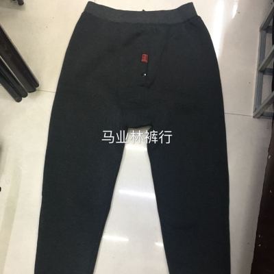The middle-aged and elderly men with crotch increase compound thermal pants manufacturers direct hot style hot selling street stall hot style