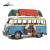 Handmade Creative Gifts Retro wrought iron Volkswagen luxury bus Home decoration Metal Crafts