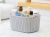 H01-1194 Medium Rattan Storage Box Woven Basket Storage Box Fruit and Vegetable Storage Box