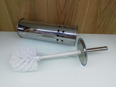 Factory direct sale wholesale foreign trade stainless steel toilet brush set