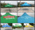 Factory Direct Sales 2M * 3M Black King Kong Advertising Exhibition Outdoor Folding Tent Sun Umbrella Awning Awning