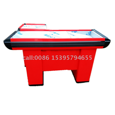 Luxury checkout multi-functional assembly cashier counter supermarket checkout counter