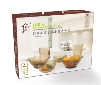 T9616 anhui - style crystal POTS and cutlery 6 - piece set