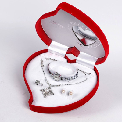 New lady fashion jewelry set for women's gift sets creative gift sets for valentine's day
