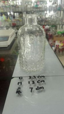 Flower aromatherapy glass bottle