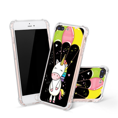 Unicorn Iphone case, painted phone protective shell, iphonex shatter-resistant  unicorn case