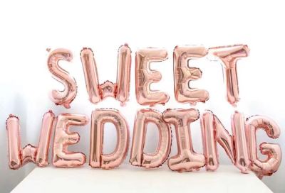 16 \\\"letter suit, Sweet wedding balloon