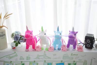 Music unicorn toys, cute plush unicorn toys for kids 