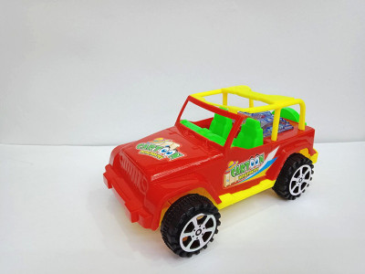 Children's educational toys wholesale pull line with light jeep sticker 17CM
