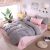 Four-Piece Bedding Set Non-Printed Cotton Good Products Student Minimalist Wedding Gifts Foreign Trade Fabric