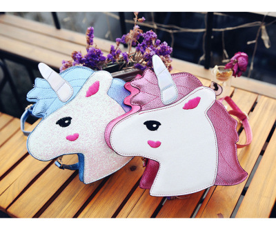 New unicorn single shoulder and messenger bag