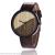 BBB 0 wood grain simple style belt watch