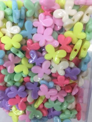 DlY manual bead material accessories wholesale, acrylic plastic jelly beads spring dispersion beads