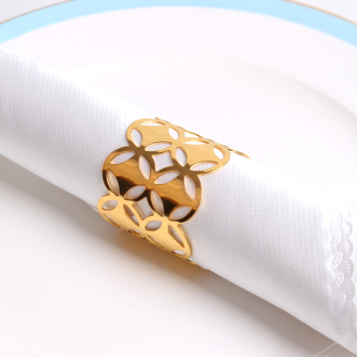 Hotel supplies copper money napkin ring napkin ring napkin ring European - style western-style food props