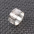 High-grade alloy relievo napkin clasp villa model room return the word pattern napkin ring mouth cloth ring