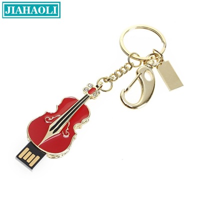 Jhl-up065 musical instrument metal jewelry violin U disk creative gifts upland personalized customized high-end gifts.