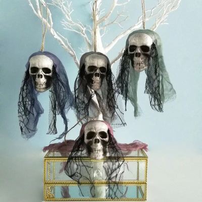 Halloween product ghost festival toy bicolor yarn skull
