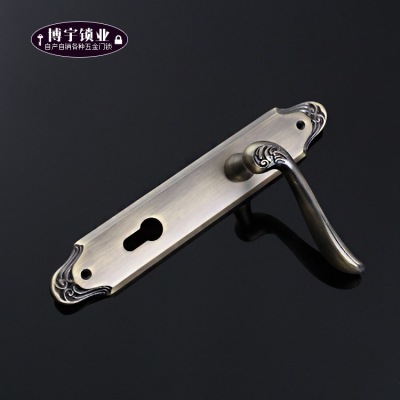 Zinc-alloy large-size handlock with simple atmosphere