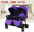 Twin strollers double strollers baby strollers can lie down and sit