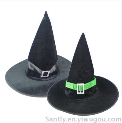 Halloween flannelette wizard's hat