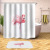 Flamingo shower curtain printing