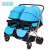 Twin strollers double strollers baby strollers can lie down and sit