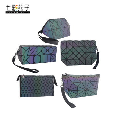 Fashion holographic make-up bag, high-grade lady's handbag, creative technology women's bag, factory direct sales