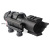 Little conch 4X32 fiber-optic rail red, green and blue light sight