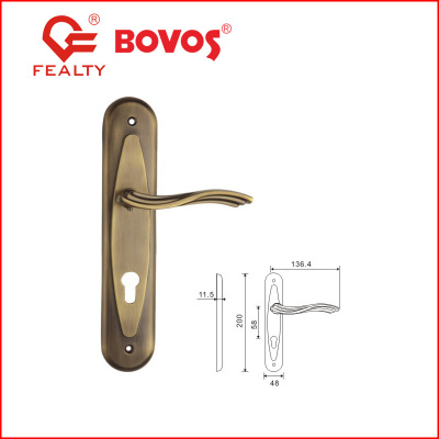 Zinc alloy door lock (az7216-301)
