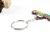PVC plastic key chain costa rican tourist souvenir key pendant made to order
