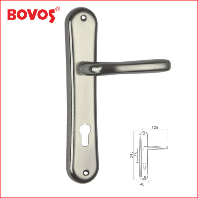 Iron face aluminum grip door lock, f9129-l186 iron aluminum door lock African middle eastern style