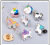 Colorful unicorn brooch, lovely horse brooch, brooch jewelry, Japanese and Korean cartoon pegasus badge