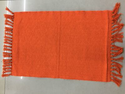 Orange with ear mat