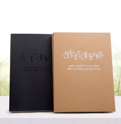 Sketch Book Thicken Beige Paper Student Art Painting Drawing Watercolor Book Graffiti Sketchbook School Stationery