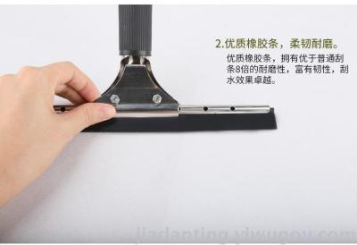 Wholesale stainless steel glass window wiper expansion rod screw type wiper tabletop table brush