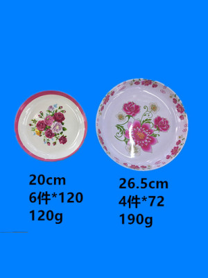 Miamine plate imitation of a large number of ceramic plate stock Miamine tableware model price concessions
