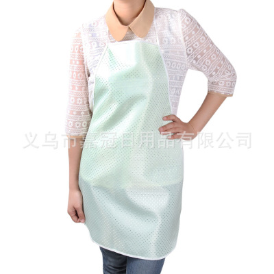 Foreign trade European - style kitchen supplies simple modern jacquard cloth polyester fabric apron dirty waterproof