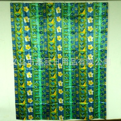 Bathroom printing striped Bathroom curtain polyester breathable strong waterproof curtain manufacturers wholesale