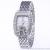 The new style sells elegant ladies' watches with diamond-encrusted rectangular R decorative metal bracelet