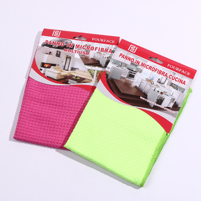 Huafoge small plaid plain cloth cleaning cloth factory home direct selling foreign trade original order exports