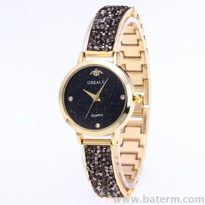 New style fashion sells compact watch set with simple bracelet full of elegant lady watch