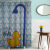 Polyester shower curtain with classic yellow duck design is waterproof, thickened and mildew proof