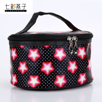 2018 new star bag cylinder cosmetic bag cosmetic collection package source manufacturer