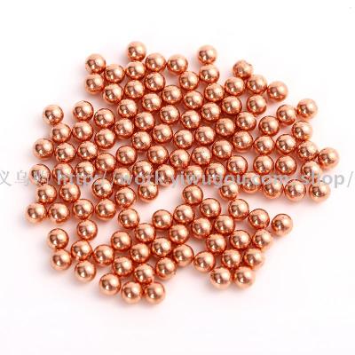 Carbon steel ball high-quality solid electroplating copper 5.93mm steel ball non-standard type jewelry ball bearing