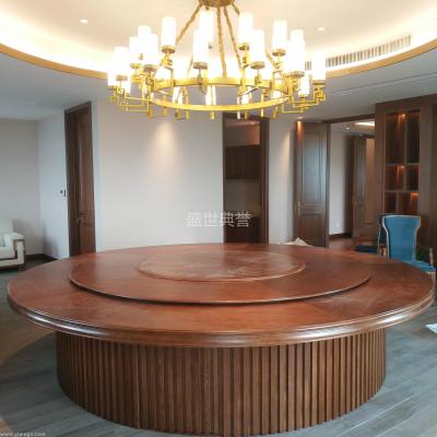 Suzhou resort hotel new Chinese solid wood electric dining chair high-end club Chinese tables and chairs