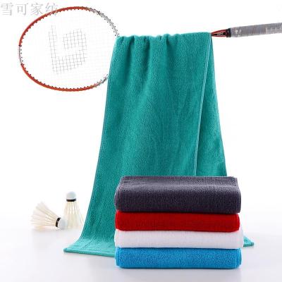 Cotton sports towel gym sweat towel marathon gift towel customized 25*120CM160G