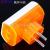 European plug conversion socket with indicator light white orange shell