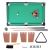 Factory Wholesale Direct Selling Children's Table Tennis Toy Desktop Game Wooden Children's Billiards